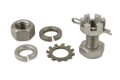 Гайки и способы стопорения резьбовых соединений: от контргаек до нейлоновых вставок фото 2