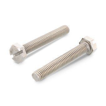 Рекомендуем купить Болт DIN 933 SZ M8x45 с шестигранной головкой, прямым шлицем и полной резьбой, нерж. сталь A2