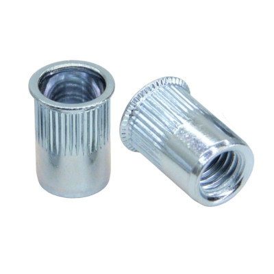 Рекомендуем купить Заклепка М8x16 с внутренней резьбой, насечками и цилиндрическим бортом, алюминий