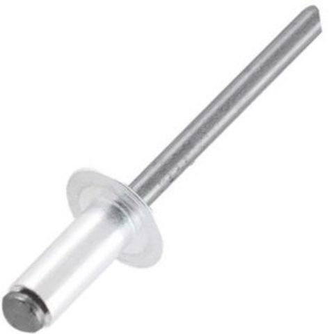 Рекомендуем купить Заклепка вытяжная открытая 4.8x18 со стандартным бортом, алюминий / сталь