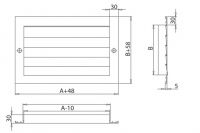 Купить решетка вентиляционная р-и 1000х1100 ral 9016 (белый) оптом | ПРОТОРГ