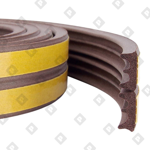 Уплотнитель типа Е, коричневый, 2х75 м - №1