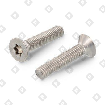 Винт ISO 10642 (DIN 7991) M4x12 с потайной головкой и шлицем TORX, нерж. сталь А4 - №1
