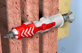 Универсальный дюбель fischer DUOPOWER 8x40 мм - №7