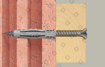 Распорный дюбель Fischer SX Plus 12x60 с кромкой - №3