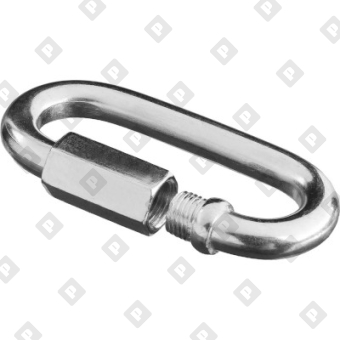 Карабин ART 9077 Ø4мм винтовой, нерж. сталь  А4  - №1