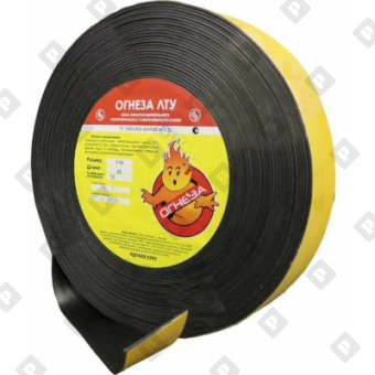 Лента термоуплотнительная ОГНЕЗА ЛТУ 1,5x15 мм, 35 м - №1