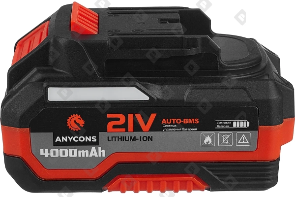 Бесщеточная ударная дрель-шуруповерт Anycons 2 акк. RB-DB-2109 - №2