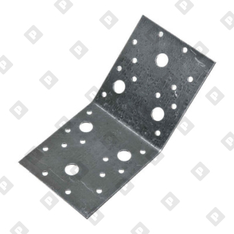 Крепежный уголок под 135 градусов KUS 105x105x90x2 мм, оц. сталь - №1