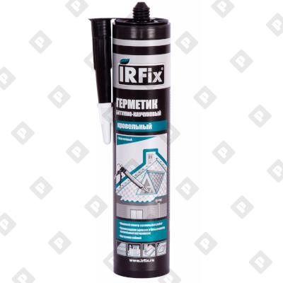 Герметик IRFix кровельный битумно-каучуковый "Черный", 310 мл - №1