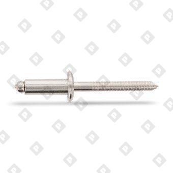 Заклепка вытяжная ISO 15983 5x24 со стандартным бортом, нерж. сталь A2 / нерж. сталь A2 - №2