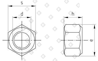 М22х1,5 DIN 985 нерж. сталь A2 - №5