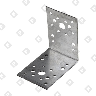 Крепежный уголок KU 70x70x55x1.5 мм, оц. сталь - №1