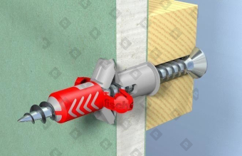 Универсальный дюбель fischer DUOPOWER 8x40 мм - №8