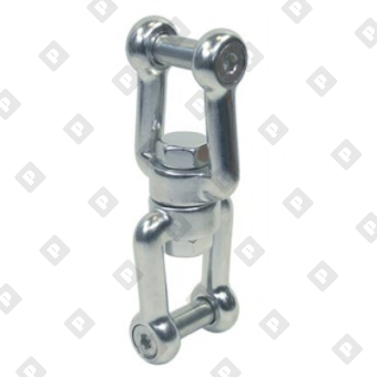 Вертлюг АРТ 8535 вилка-вилка со штифтом с внутренним шестигранником  19мм, нерж. сталь А4 - №1