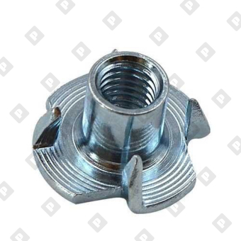 Гайка врезная усовая DIN 1624 M8x11, оц. сталь - №1
