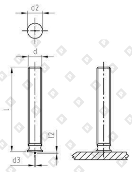 M 10X16 ISO 13918 A2 PT - №5