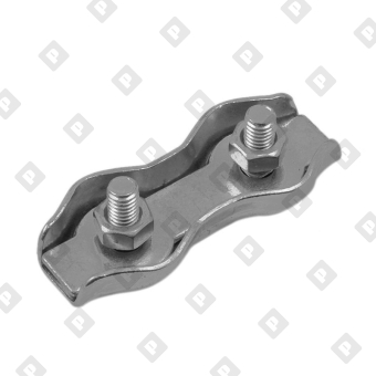 Зажим DUPLEX ART 8284 для троса Ø2мм, нерж. сталь А4 - №1