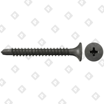 Шуруп для гипсокартона Fischer FSN-TPB 3,5X25 F 1000 с мелкой резьбой и сверлом - №1