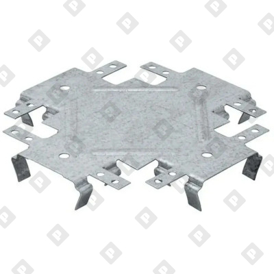 Соединитель профелей ПП 60х27 одноуровневый (краб), оц. сталь - №1