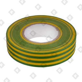 Изолента ПВХ 19 мм желто-зеленый (20 м) - №1
