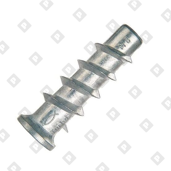 Металлический турбо-дюбель для пенобетона fischer FTP M 6, оц. сталь - №1